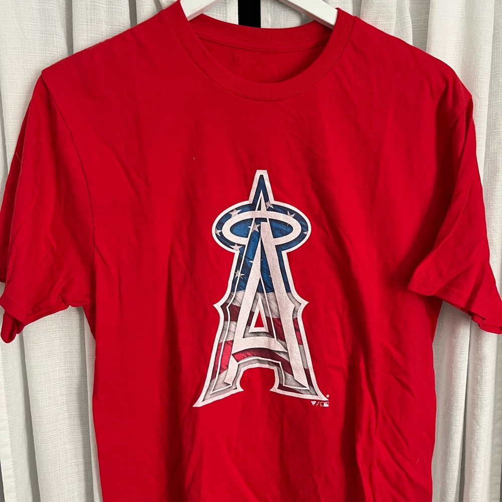 Los Angeles Angels Shohei Ohtani 17 American Flag T-Shirt